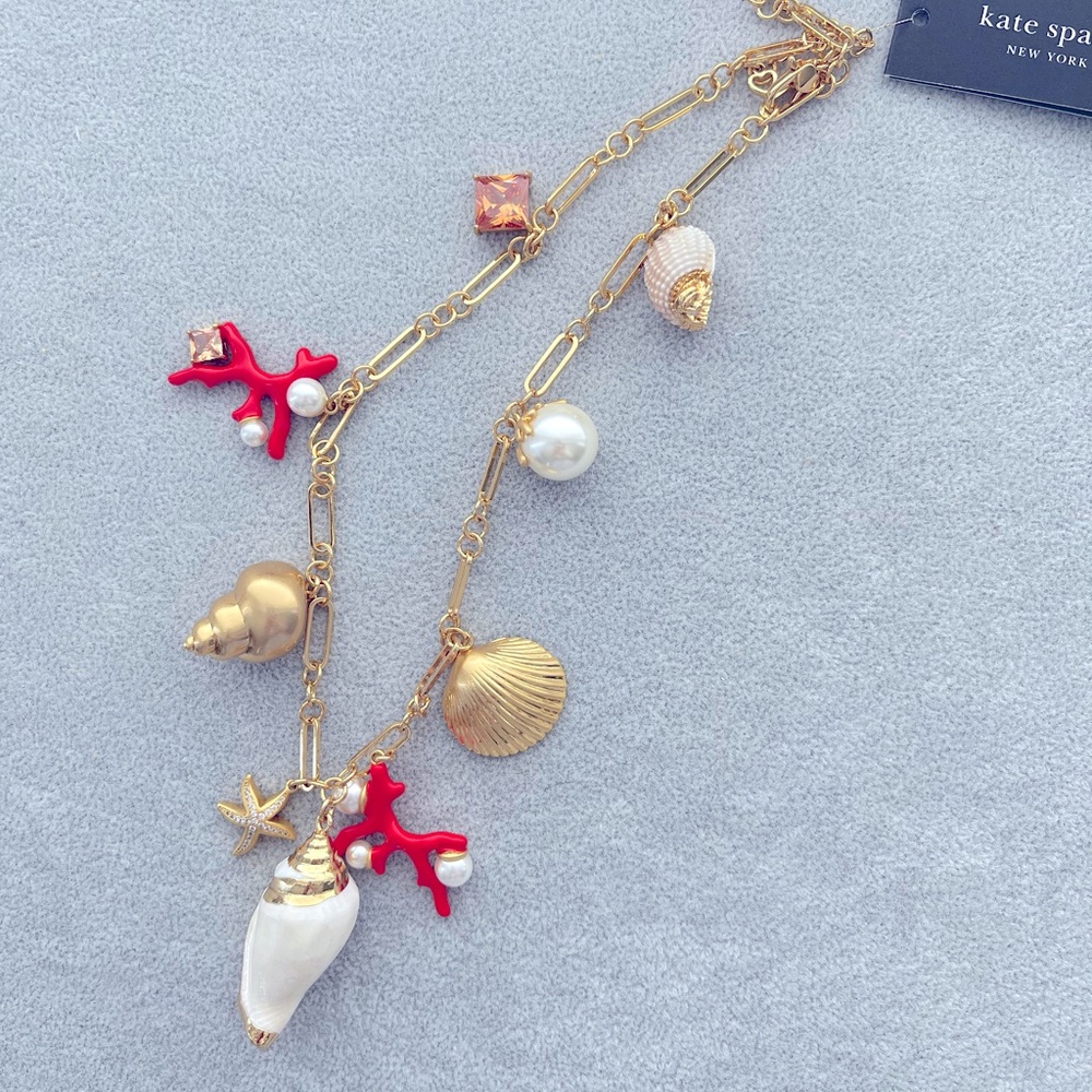 Kate Spade retail shell necklace. New with original tags.